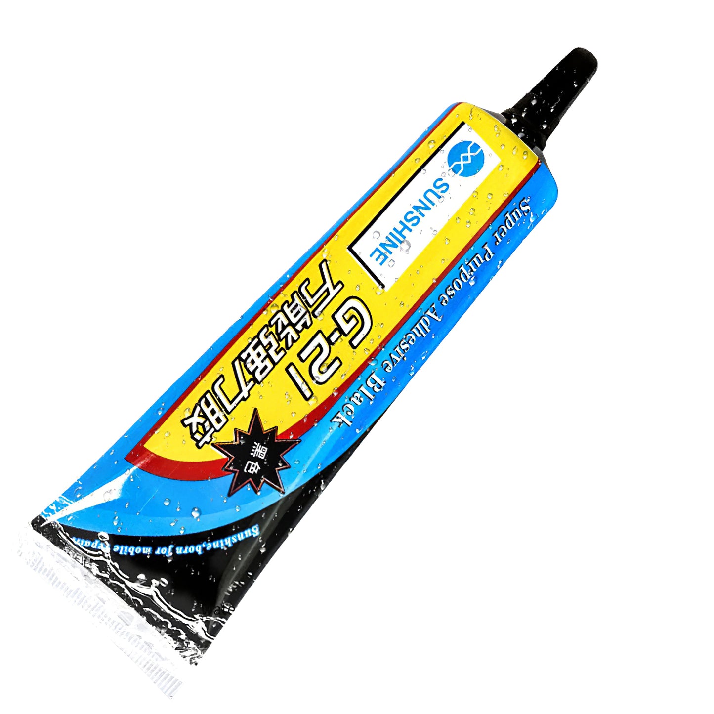 Flydende lim Sunshine G-21, 50ml, Sort