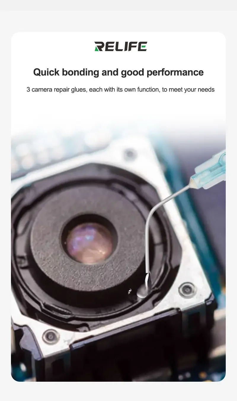 Relife RL-035G UV Flydende Lim til Telefonkamera, 3ml