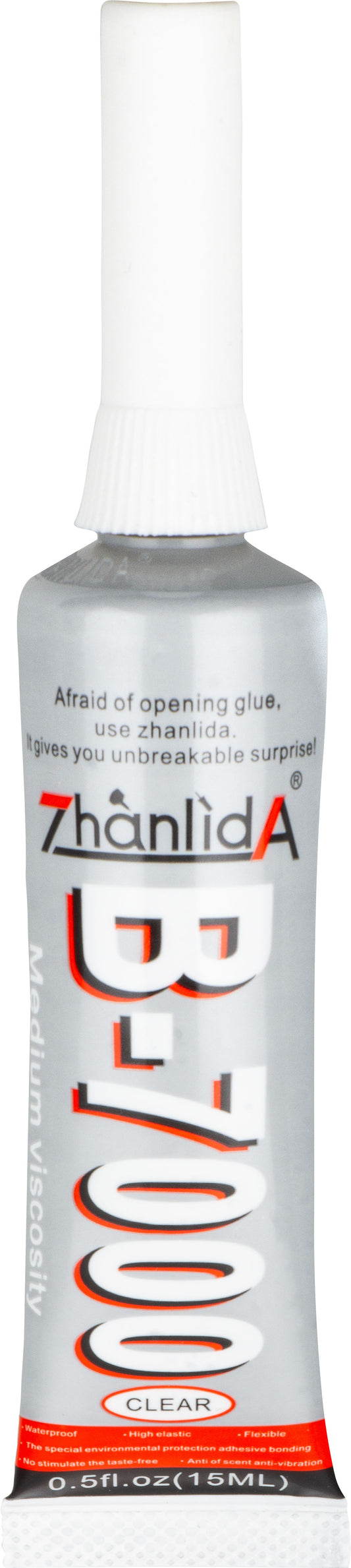 Zhanlida B-7000 Flydende Lim, 15ml, Gennemsigtig