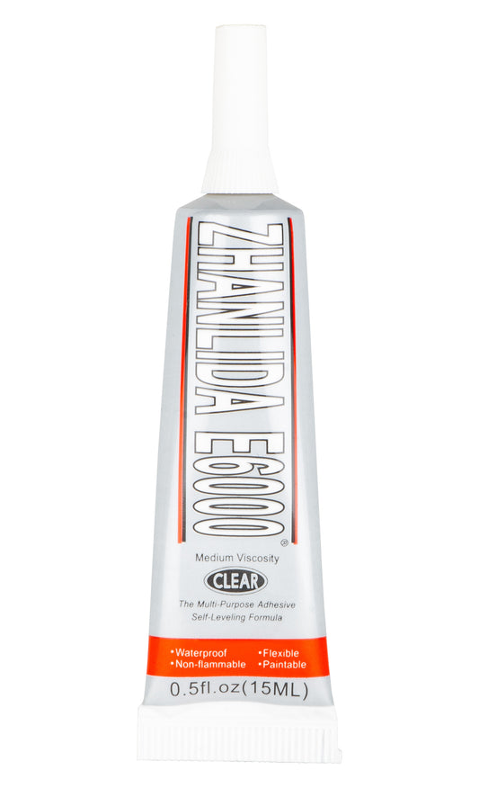 Flydende lim Zhanlida E-6000, 15ml, Transparent