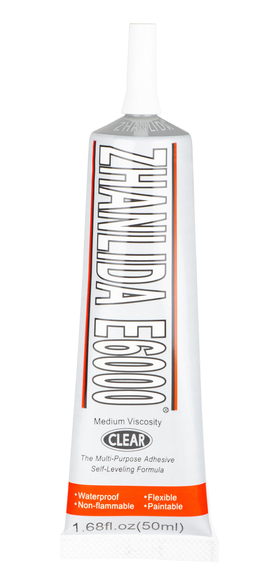 Flydende lim Zhanlida E-6000, 50ml, Transparent