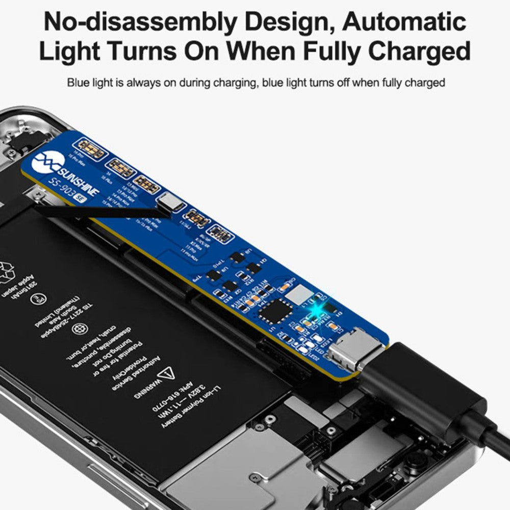 Sunshine SS-903 SE Strømforsyning til Apple iPhone 8 - 16 Series