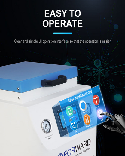 OCA-laminator / Boblefjernelse Forward Siri