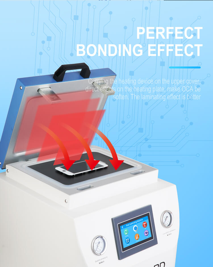 OCA-laminator / Boblefjernelse Forward Siri
