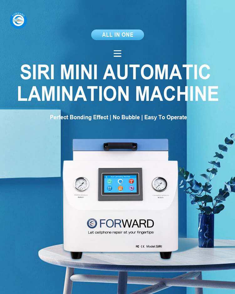 OCA-laminator / Boblefjernelse Forward Siri