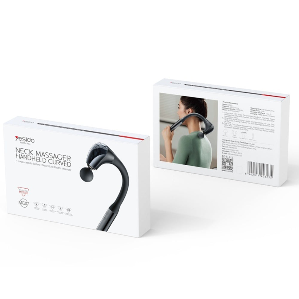 Rygmassageapparat Yesido MG07, Sort