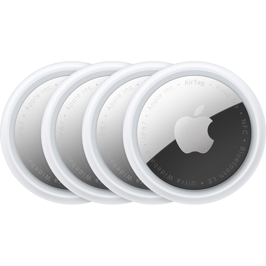 Apple AirTag, Sæt med 4 stykker, Hvid MX542AM/A