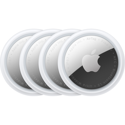Apple AirTag, Sæt med 4 stykker, Hvid MX542AM/A