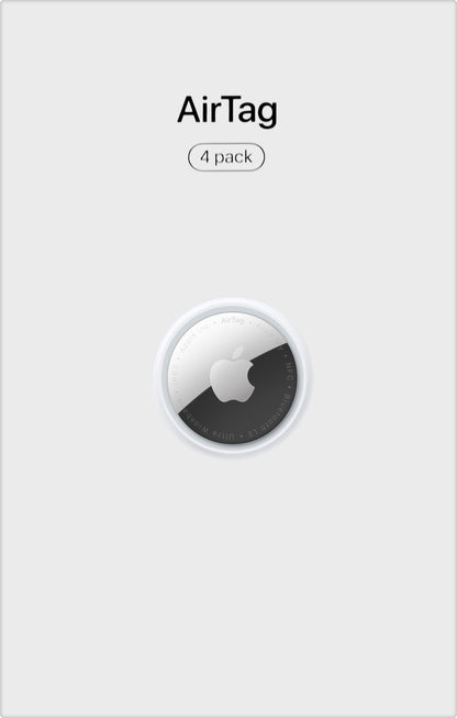 Apple AirTag, Sæt med 4 stykker, Hvid MX542AM/A