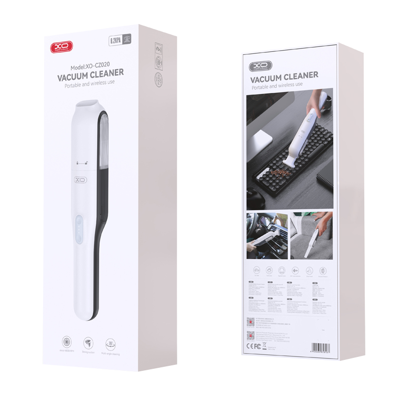 XO Design CZ020 Bilstøvsuger, Hvid