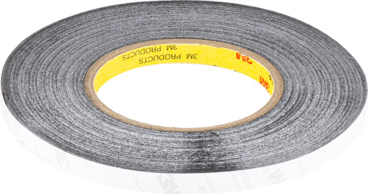 3M Klæbebånd, 10mm, 25m, Sort