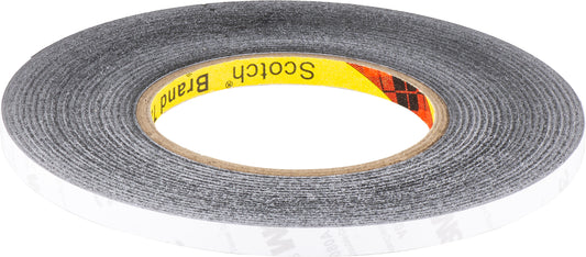 3M Klæbebånd, 8mm, Sort