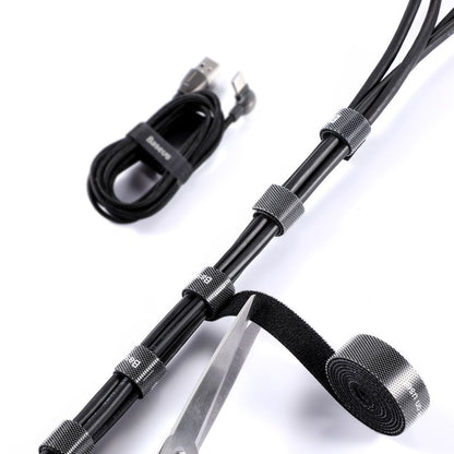 Baseus Circle Kabelorganisator, Velcro, 3m, Sort ACMGT-F01