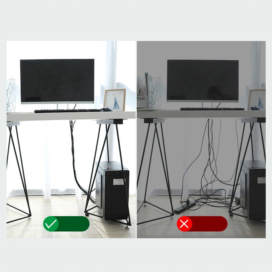 Baseus Circle Kabelorganisator, Velcro, 3m, Sort ACMGT-F01