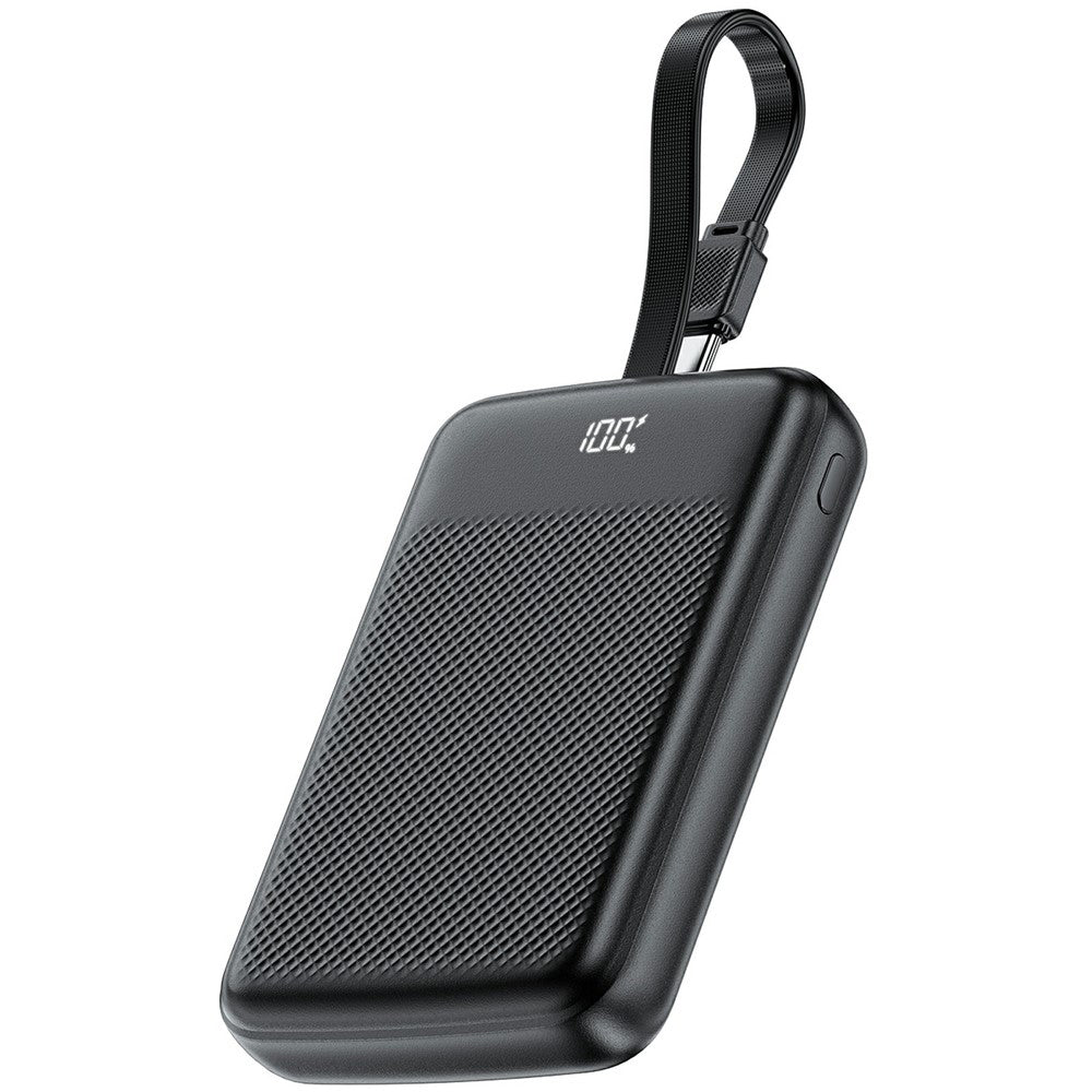 Ekstern batteri Acefast M13, 10000mAh, 22.5W, QC + PD, 1 x USB-A - 2 x USB-C, Sort