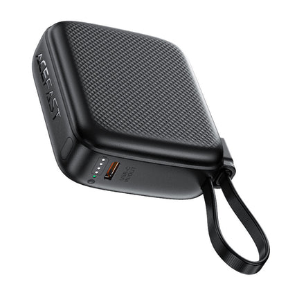 Acefast M15 External Battery, 10000mAh, 20W, PD, 2 x USB-C, Black