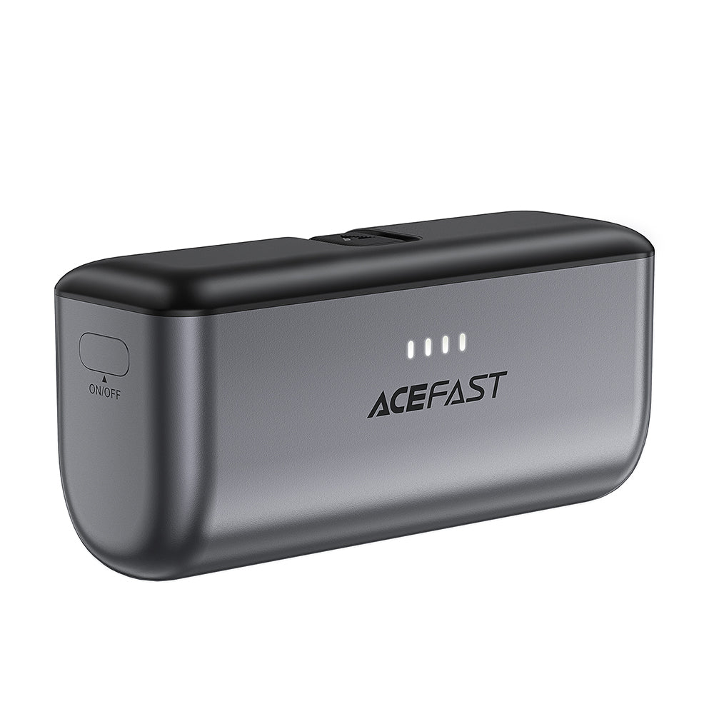 Acefast M9 External Battery, 5000mAh, 20W, PD, 2 x USB-C, Black