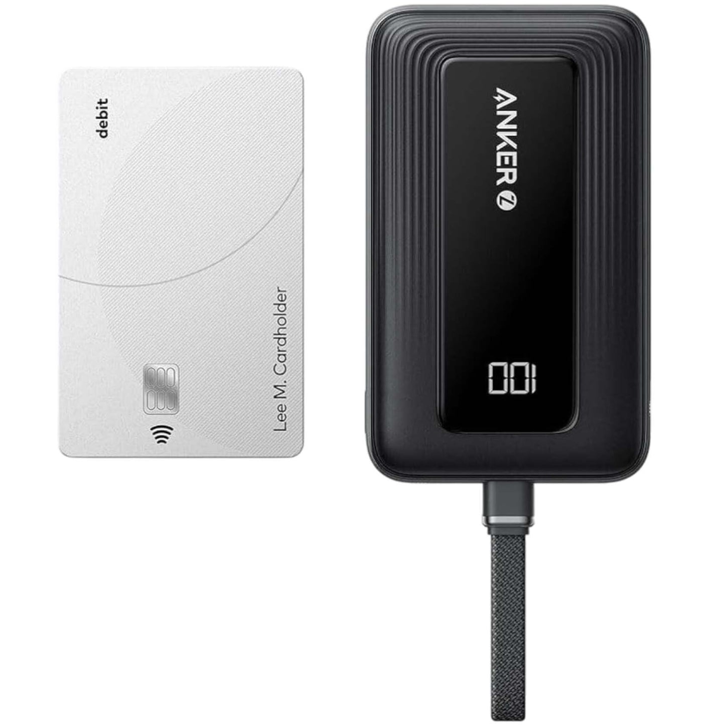 Ekstern Batteri Anker Zolo, 10000mAh, 30W, QC + PD, 1 x USB-A - 2 x USB-C, Sort A1688H11
