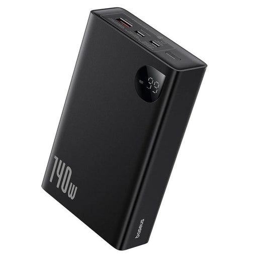 Ekstern batteri Baseus Adaman, 24000mAh, 140W, QC + PD, 1 x USB-C - 2 x USB-A, Sort P10021508113-00