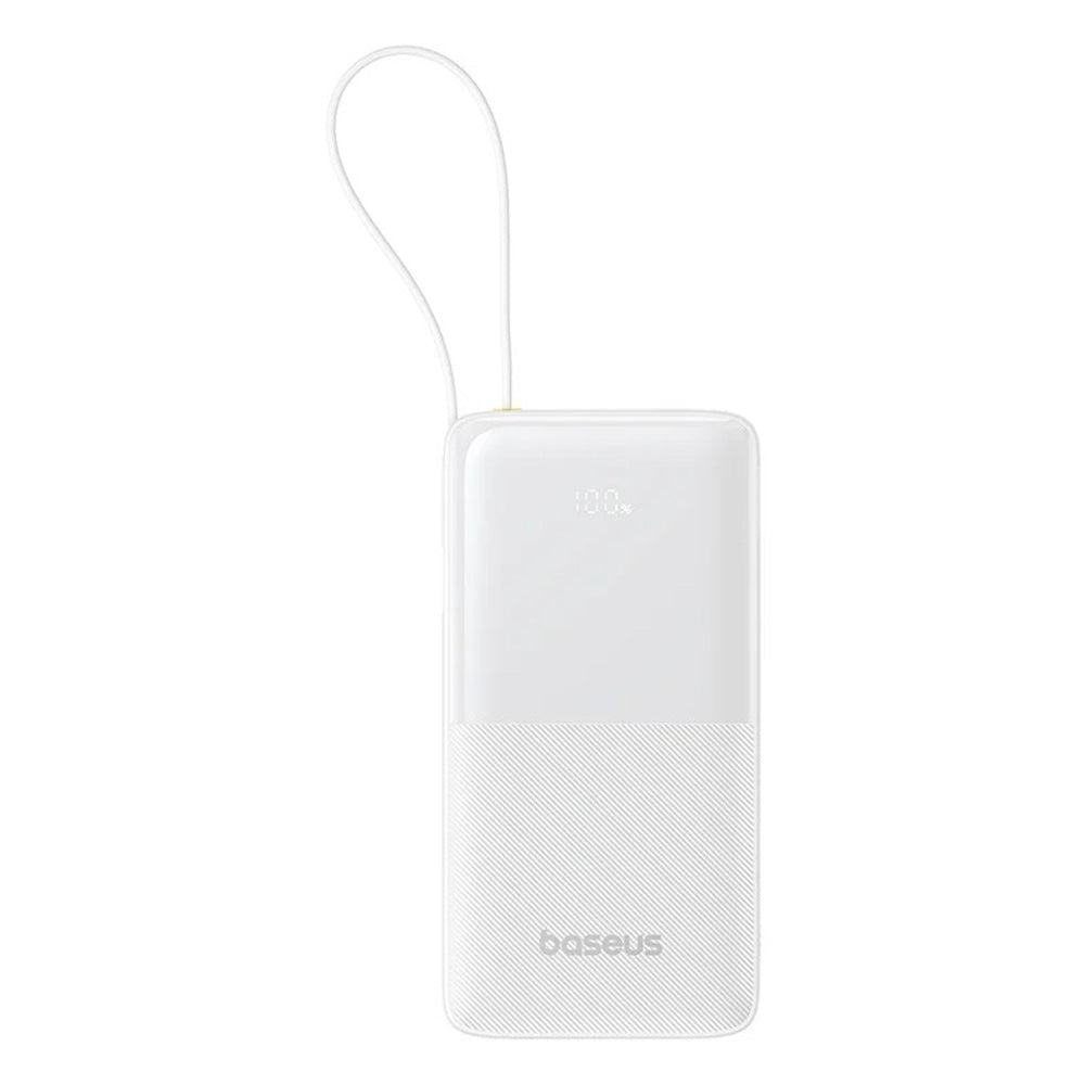 Ekstern batteri Baseus Bipow 2, 20000mAh, 20W, QC + PD, 1 x USB-A - 2 x USB-C, Hvid P10077101213-01