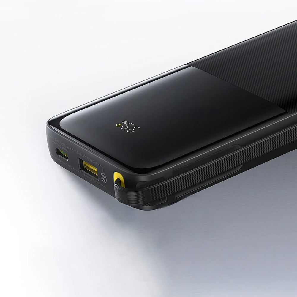 Ekstern Batteri Baseus Bipow 2, 10000mAh, 20W, QC + PD, 1 x USB-A - 2 x USB-C, Sort P10077101113-00