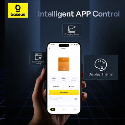 Ekstern Batteri Baseus Blade 2, 12000mAh, 65W, PD, 2 x USB-C, Orange P10063801733-00