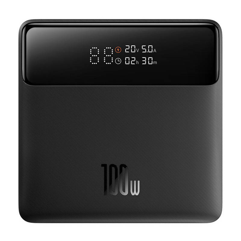 Ekstern batteri Baseus Blade HD, 20000mAh, 100W, QC + PD, 2 x USB-A - 2 x USB-C, Sort PPBL000301
