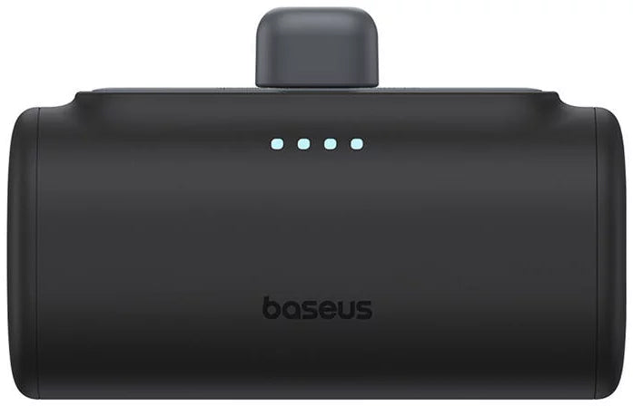 Baseus Compact External Battery, 5000mAh, 20W, PD, 1 x Lightning - 1 x USB-C, Black P10068307113-00