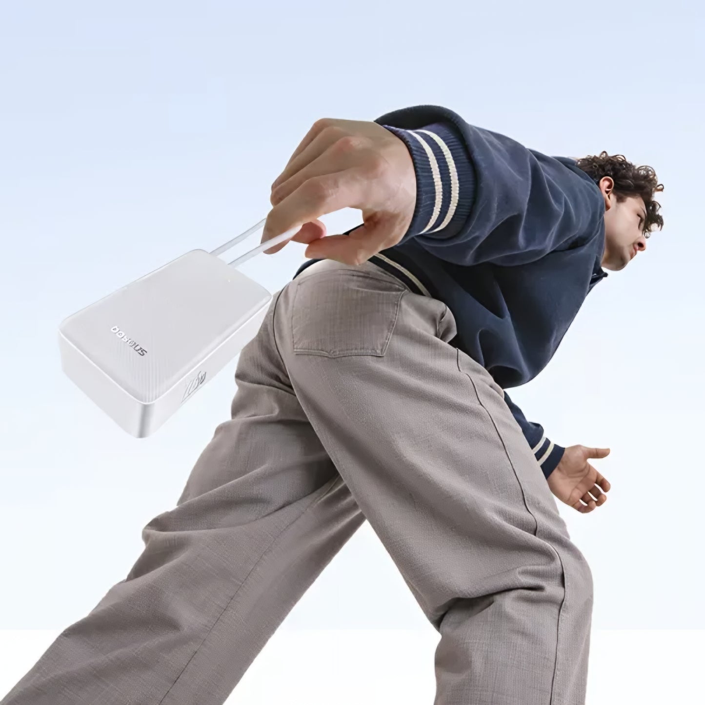 Ekstern batteri Baseus EnerFill Bipow2 Pro, 30000mAh, 22.5W, QC + PD, 1 x USB-A - 2 x USB-C, Hvid E0028101