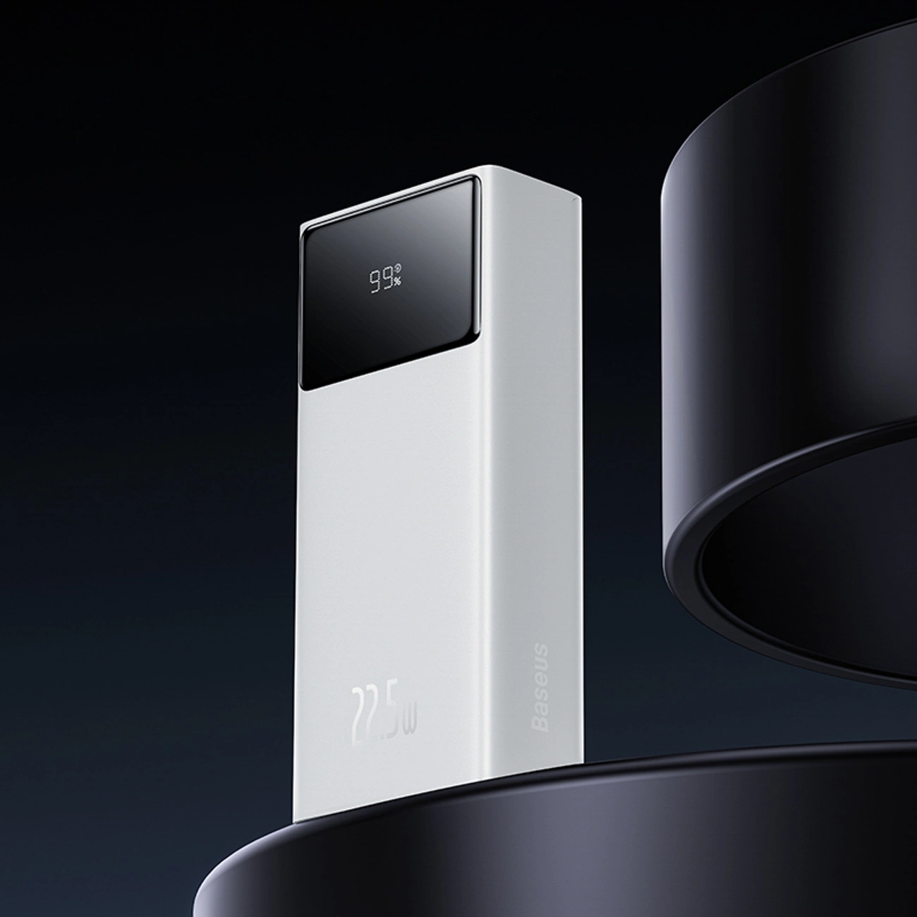 Ekstern Batteri Baseus EnerFill FP41, 30000mAh, 22.5W, QC + PD, 1 x USB-C - 2 x USB-A, Hvid E0027K01