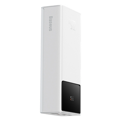 Ekstern Batteri Baseus EnerFill FP41, 30000mAh, 22.5W, QC + PD, 1 x USB-C - 2 x USB-A, Hvid E0027K01