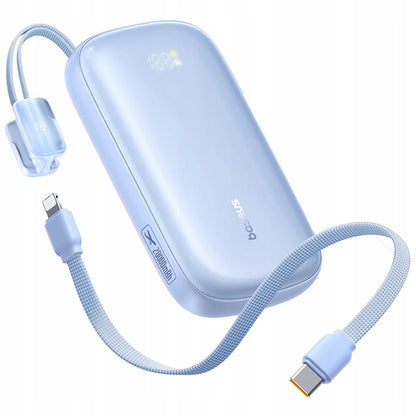 Ekstern batteri Baseus EnerFill FC21 Qpow 3 Ultra, 10000mAh, 45W, QC + PD, 1 x USB-A - 1 x USB-C, Blå E0027Q03