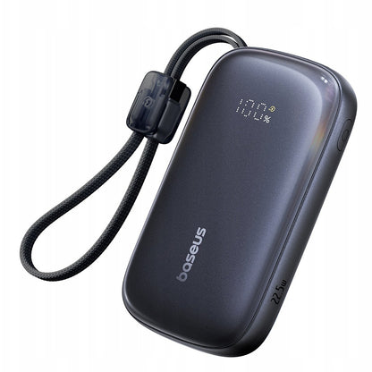 Ekstern batteri Baseus EnerFill FC21 Qpow 3 Ultra, 20000mAh, 22.5W, QC + PD, 1 x USB-A - 1 x USB-C, Sort E0027M00