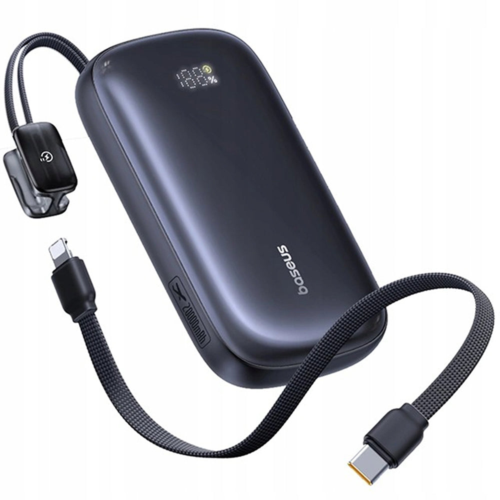 Ekstern batteri Baseus EnerFill FC21 Qpow 3 Ultra, 20000mAh, 22.5W, QC + PD, 1 x USB-A - 1 x USB-C, Sort E0027M00
