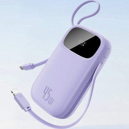 Ekstern batteri Baseus EnerFill FC31 Qpow 3, 10000mAh, 45W, QC + PD, 1 x Lightning - 1 x USB-A - 2 x USB-C, Blå E0028C03