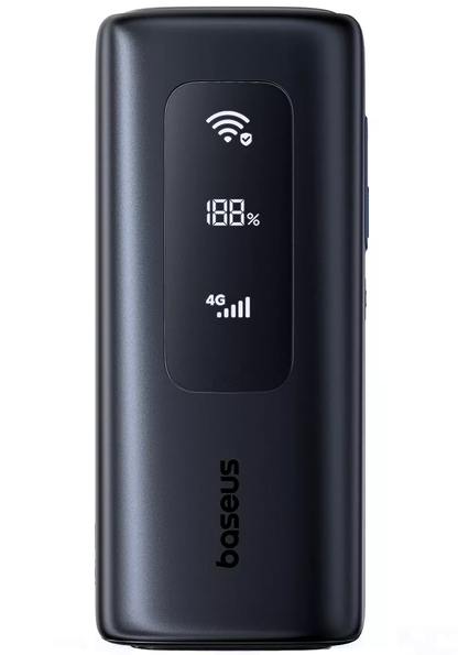 Baseus EnerGeek GX11 Ekstern Batteri, 20000mAh, 67W, QC + PD, 1 x USB-A - 2 x USB-C, Sort E0025701