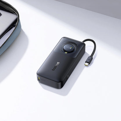 Ekstern batteri Baseus OS Free2Pull, 10000mAh, 30W, PD, 2 x USB-C, Sort P10073701123-00