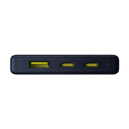 Baseus PicoGo External Battery, 10000mAh, 20W, QC + PD, 1 x USB-A - 2 x USB-C, Black P10076801123-00