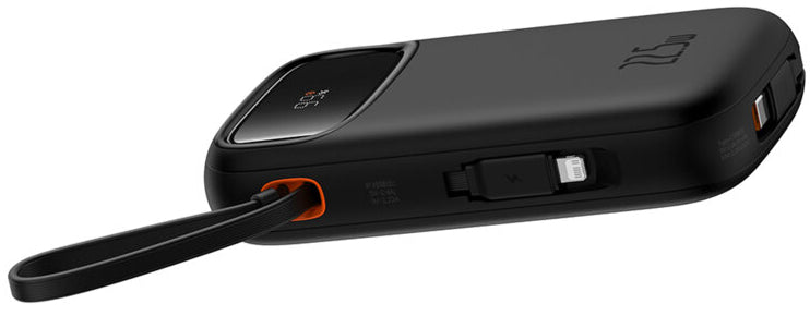 Ekstern batteri Baseus Qpow2, 10000mAh, 22.5W, QC + PD, 1 x Lightning - 1 x USB-A - 2 x USB-C, Sort P10055003113-00