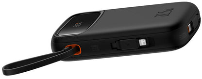Ekstern batteri Baseus Qpow2, 10000mAh, 22.5W, QC + PD, 1 x Lightning - 1 x USB-A - 2 x USB-C, Sort P10055003113-00