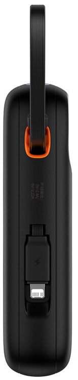 Ekstern batteri Baseus Qpow2, 10000mAh, 22.5W, QC + PD, 1 x Lightning - 1 x USB-A - 2 x USB-C, Sort P10055003113-00