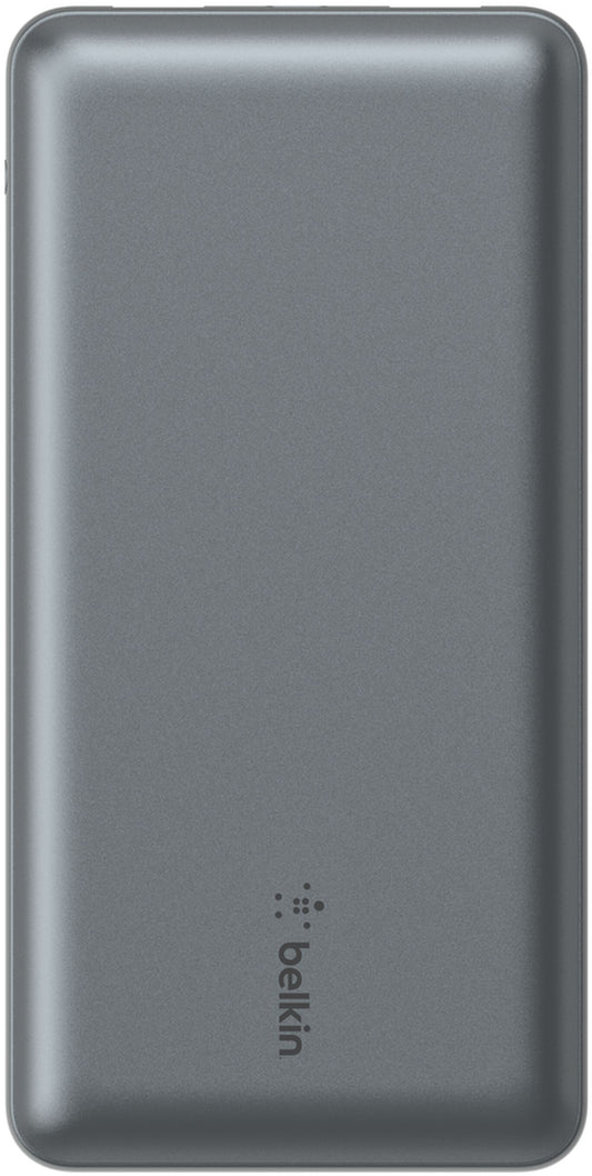 Belkin BoostCharge Pro Ekstern Batteri, 20000mAh, 15W, 1 x USB-C - 2 x USB-A, Grå BPB012btGY