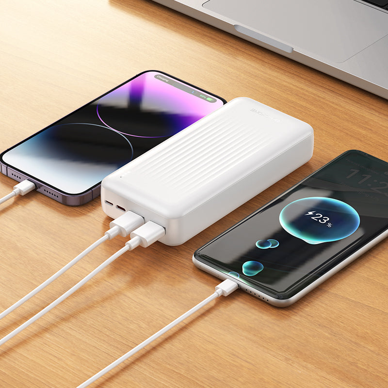 Ekstern Batteri Borofone BJ78A Clever, 20000mAh, 10W, 2 x USB-A, Sort