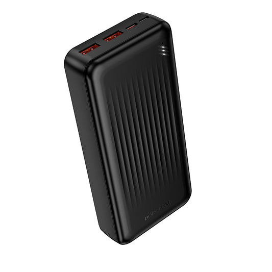 Ekstern Batteri Borofone BJ80A Clever, 20000mAh, 22.5W, QC + PD, 1 x USB-C - 2 x USB-A, Sort
