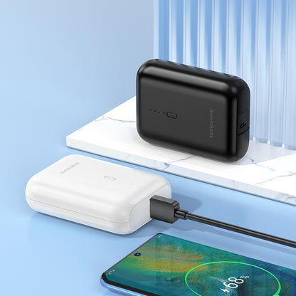 Borofone BJ81 Stability Ekstern Batteri, 5000mAh, 10W, 1 x USB-A, Sort