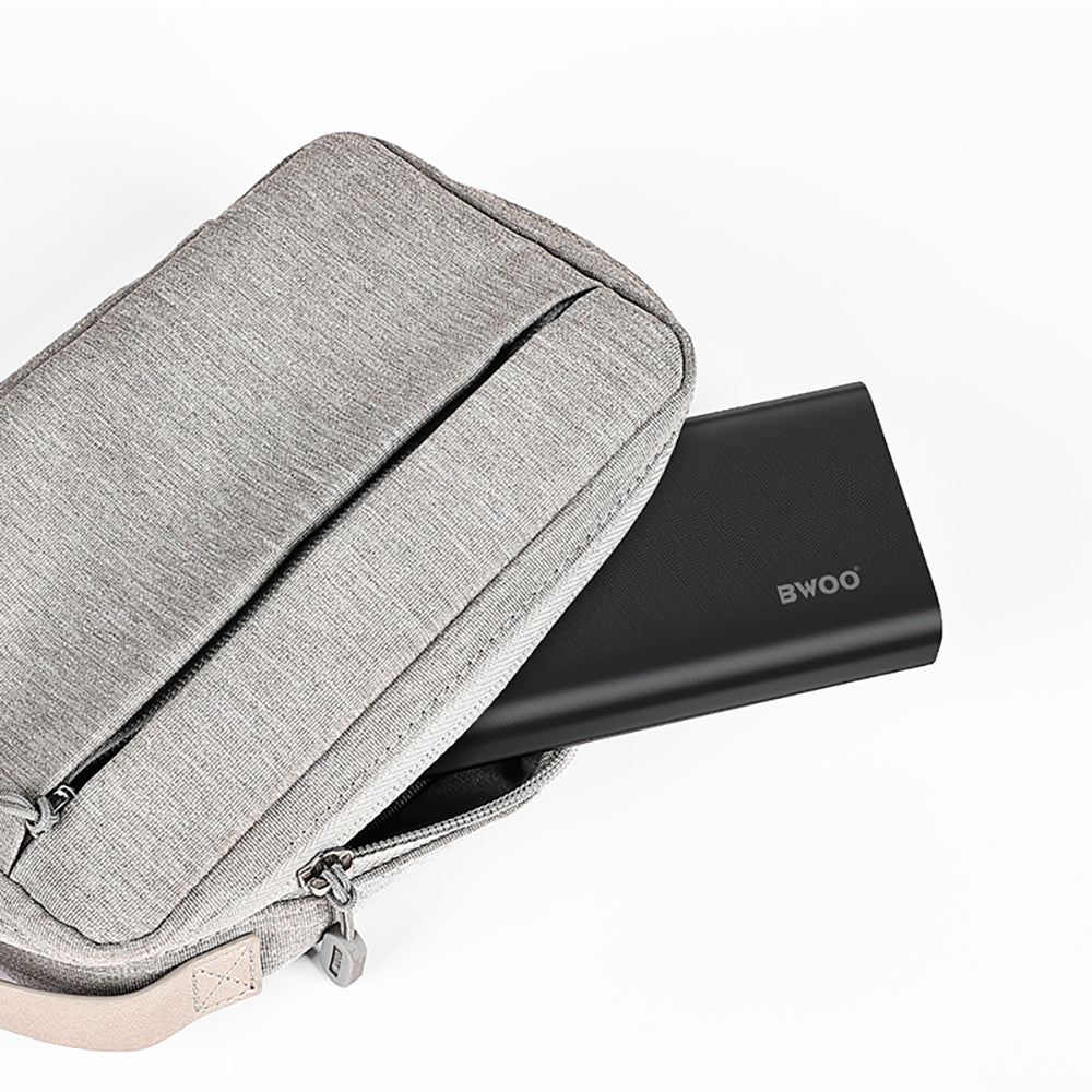 Ekstern batteri BWOO BO-P44, 20000mAh, 22.5W, QC + PD, 1 x USB-C - 2 x USB-A, Sort