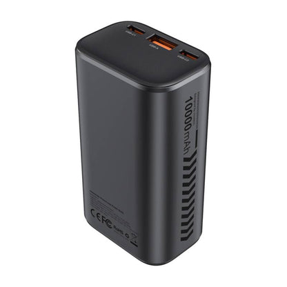 Ekstern batteri Choetech B701, 10000mAh, 30W, QC + PD, 1 x USB-A - 2 x USB-C, Sort