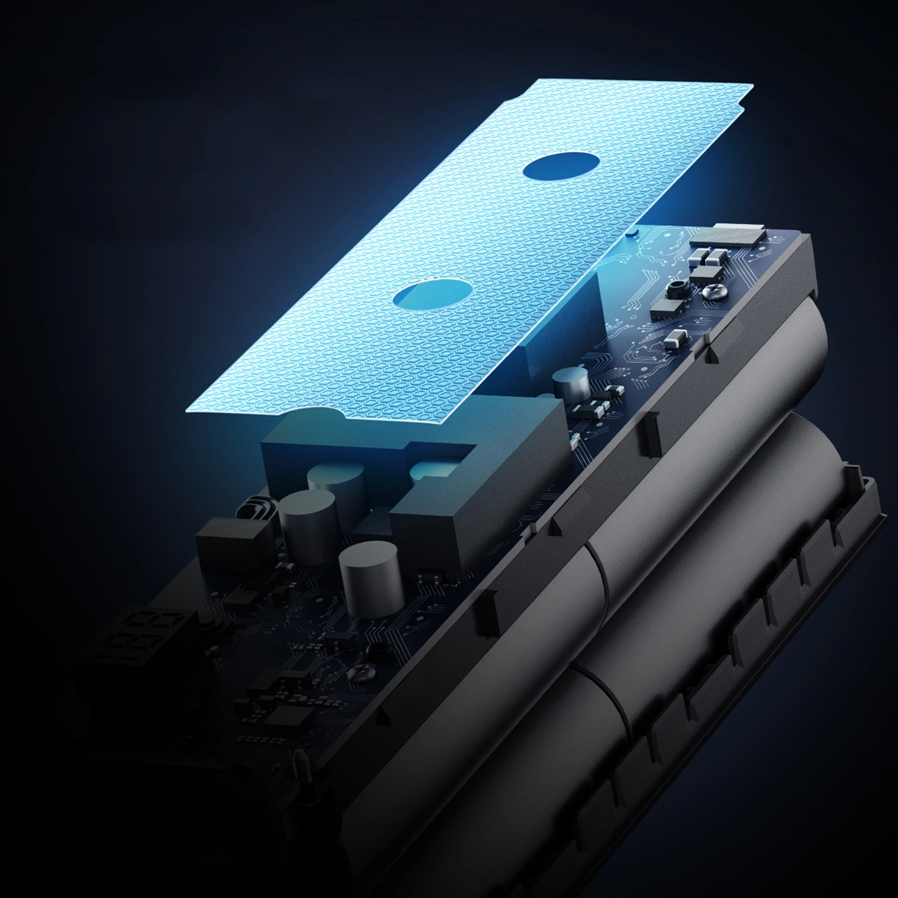 Ekstern Batteri Cuktech, 20000mAh, 100W, QC + PD, 1 x USB-A - 2 x USB-C, Grå CUKP200XGLGR