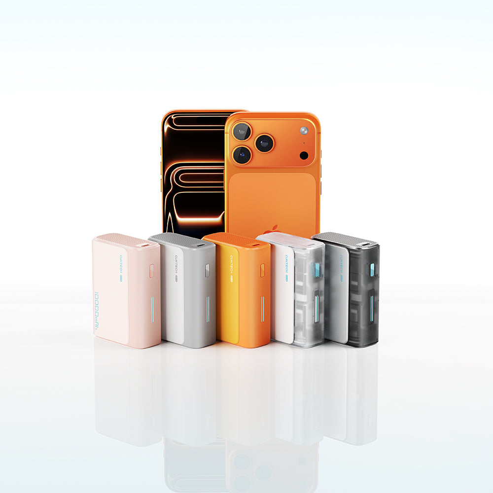 Ekstern Batteri Cuktech CP13, 10000mAh, 30W, QC + PD, 1 x USB-A - 1 x USB-C, Lyserød CUK0PB100DPK