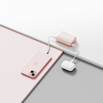 Ekstern Batteri Cuktech CP13, 10000mAh, 30W, QC + PD, 1 x USB-A - 1 x USB-C, Lyserød CUK0PB100DPK